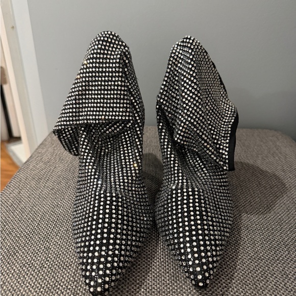 Azalea Wang Rhinestone Booties - Picture 2 of 7